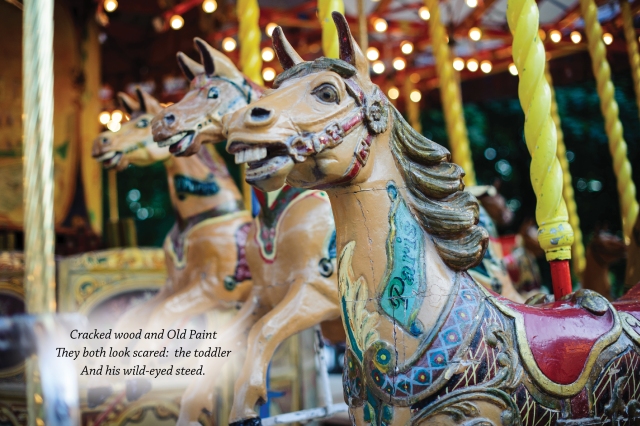 Carousel ponies haiku